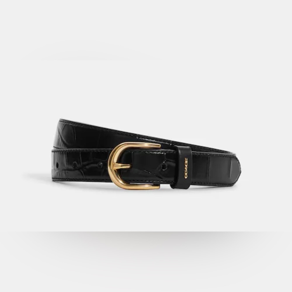 COACH Harness Buckle Belt - Size L - NEW